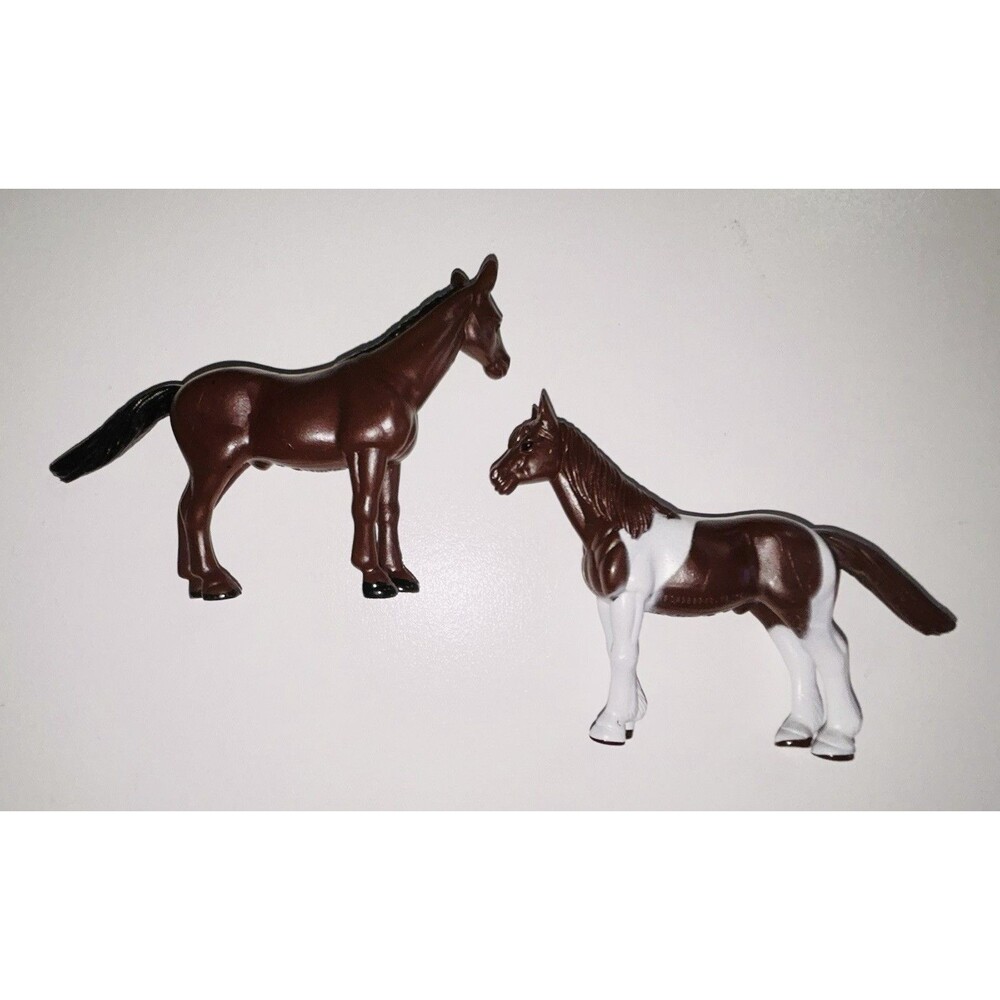 Decopac Horses Cake Topper 2 Mini Horse Toy Set Pony - Picture 2 of 3